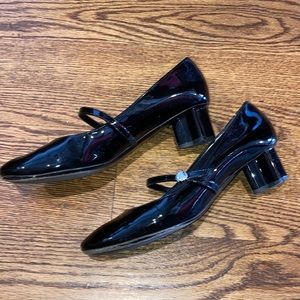 Louis Vuitton Mary Jane Heeled Flats